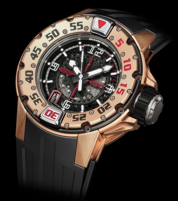 Replica Richard Mille RM 028 Diver Dubail Red Gold Watch